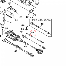 YAMAHA - WIRE, LEAD 2 nr: 66V821270000