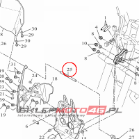 YAMAHA - MOCOWANIE nr: BW3F831T0000