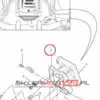 YAMAHA - BRKT METER 1 nr: BW3F834L0000