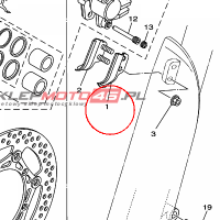 YAMAHA - CLAMP nr: 1C3234665000