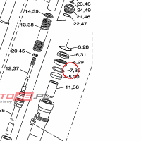 YAMAHA - PODKLADKA nr: 4V423146L000