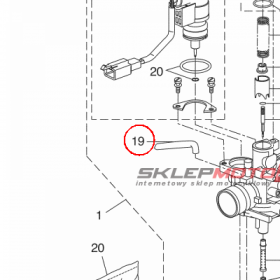 YAMAHA - PIPE nr: 5RNE4D970000