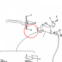 YAMAHA - NUT, NYLON nr: 9570L0630000