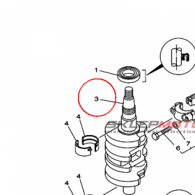 YAMAHA - WAL KORBOWY nr: 66M114110000