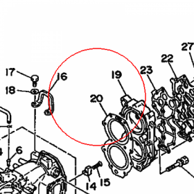 YAMAHA - uszczelka glowicy nr: 67611181A000