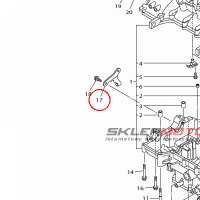 YAMAHA - HOLDER, CLUTCH CABLE nr: 2CR154410000