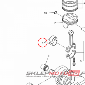 YAMAHA - panewka nr: 14B116560000