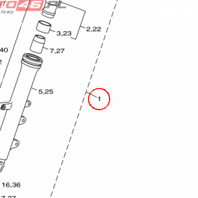 YAMAHA - AMORTYZATOR nr: 20S231020000