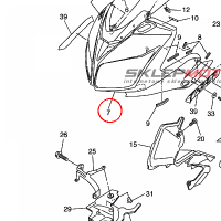YAMAHA - owiewka czolowa nr: 3C32835G00P0