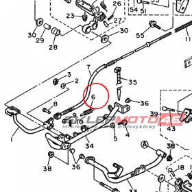 YAMAHA - sprezyna nr: 905062038000