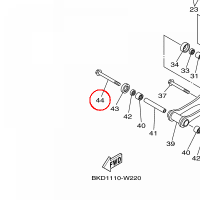 YAMAHA - sruba nr: 901051206600