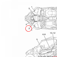 YAMAHA - EMBLEM 8 nr: 2HCF17D51000