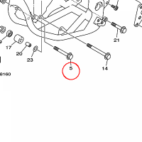 YAMAHA - SRUBA nr: 958171010000