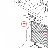 YAMAHA - CHLODNICA nr: 3P6124610000