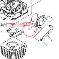 YAMAHA - BREATHER ASSY nr: 3FA111600000