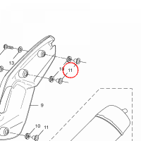 YAMAHA - tulejka nr: 903870606300