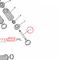 YAMAHA - zawor dolot. nr: 5YPE21110100