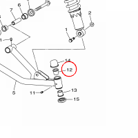 YAMAHA - BUSH 1 nr: BD3F639L0000