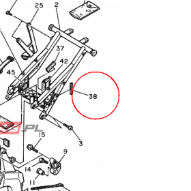 YAMAHA - USZCZELKA GUM. nr: 1UF2171L0100