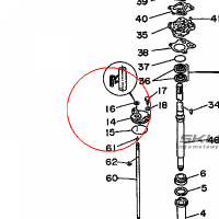 YAMAHA - simmering nr: 931060901400