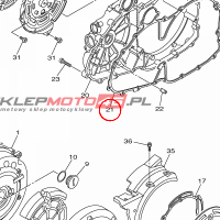 YAMAHA - uszczelka nr: 2S3154620000