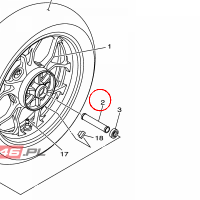 YAMAHA - tulejka nr: 903871781000