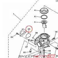 YAMAHA - USZCZELNIACZ nr: 5FUE41470000