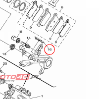 YAMAHA - RETAINER nr: 5UN259130000