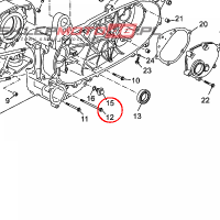 YAMAHA - SRUBA nr: 9034012X0000