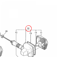 YAMAHA - kierunkowskaz nr: 3CK833300000