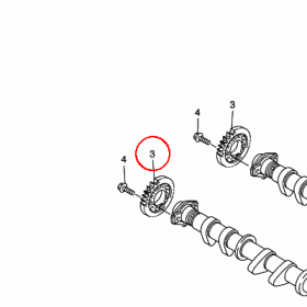 YAMAHA - ZEBATKA LANC. ROZRZ. nr: 4C8121760000