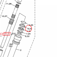 YAMAHA - simmering nr: 43F231441000