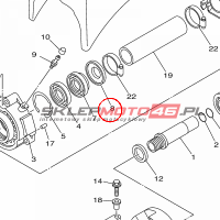 YAMAHA - WASHER, THRUST nr: 6ET456130000