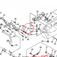 YAMAHA - tulejka nr: 904802044700