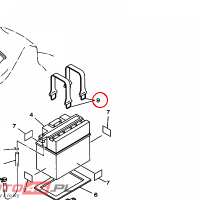 YAMAHA - BAND,BATTERY 2 nr: EU0U821D0000