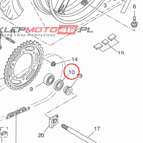 YAMAHA - simmering nr: 931062680800