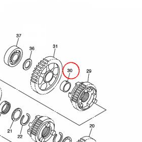 YAMAHA - tulejka nr: 903872202V00