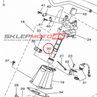 YAMAHA - BUSH nr: F1K6134M0000