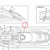 YAMAHA - LABEL, WARNING UNI nr: F3XU41B10000