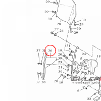 YAMAHA - DEFLECTOR 2 nr: BW3F83M40000