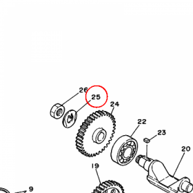 YAMAHA - sruba spec. nr: 902151227200