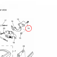 YAMAHA - SCREW nr: 9201L0601600