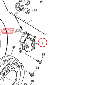 YAMAHA - ZACISK HAM. nr: 3YF2580T0000