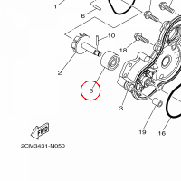 YAMAHA - SEAL nr: 33SE22230000