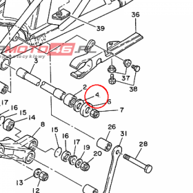 YAMAHA - PODKLADKA nr: 322221280100