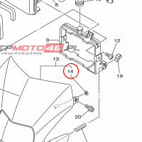 YAMAHA - nakretka nr: 901830506800