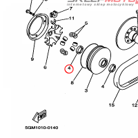 YAMAHA - simmering nr: 931012813900