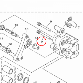 YAMAHA - ZAWLECZKA nr: 5HHF59240000