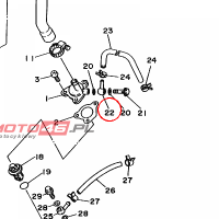 YAMAHA - UNION(2YY) nr: 904050604400