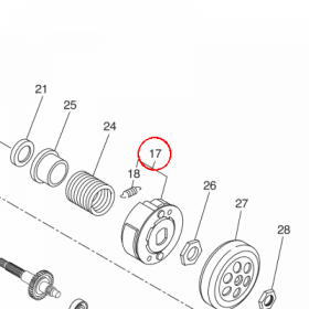 YAMAHA - SPRZEGLO nr: 3B3E66200000